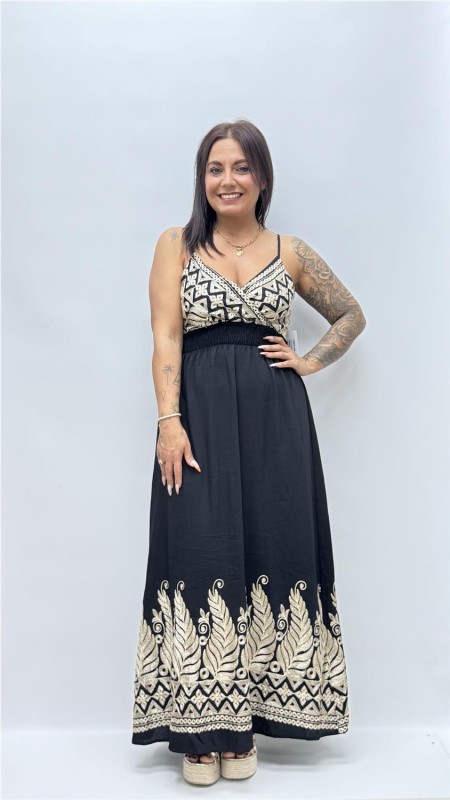 VESTIDO FORMENTOR NEGRO