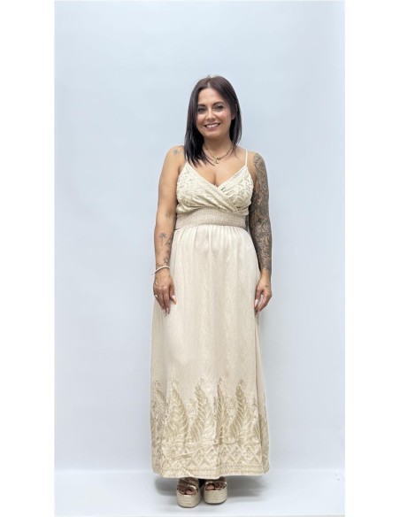 VESTIDO FORMENTOR CAMEL
