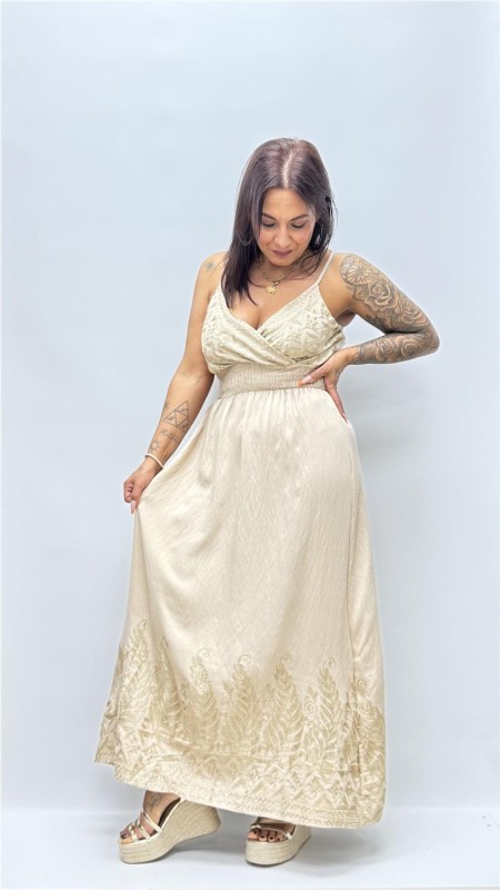 VESTIDO FORMENTOR CAMEL 2