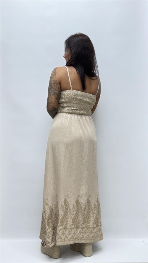 VESTIDO FORMENTOR CAMEL
