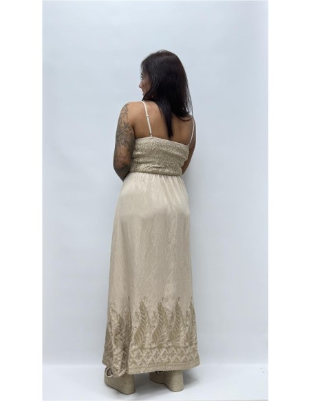 VESTIDO FORMENTOR CAMEL