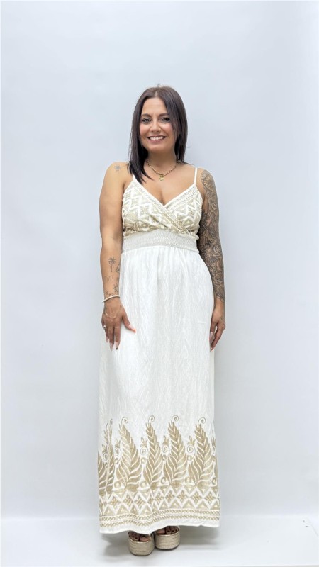 VESTIDO FORMENTOR BEIG