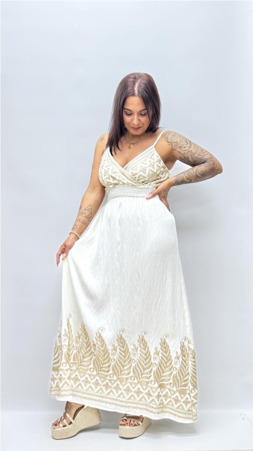VESTIDO FORMENTOR BEIG