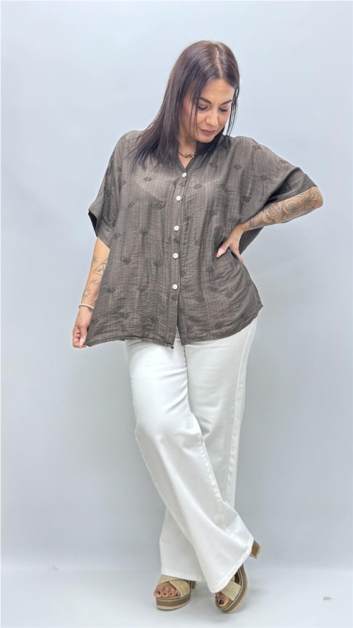 CAMISA CORDOBA MARRON