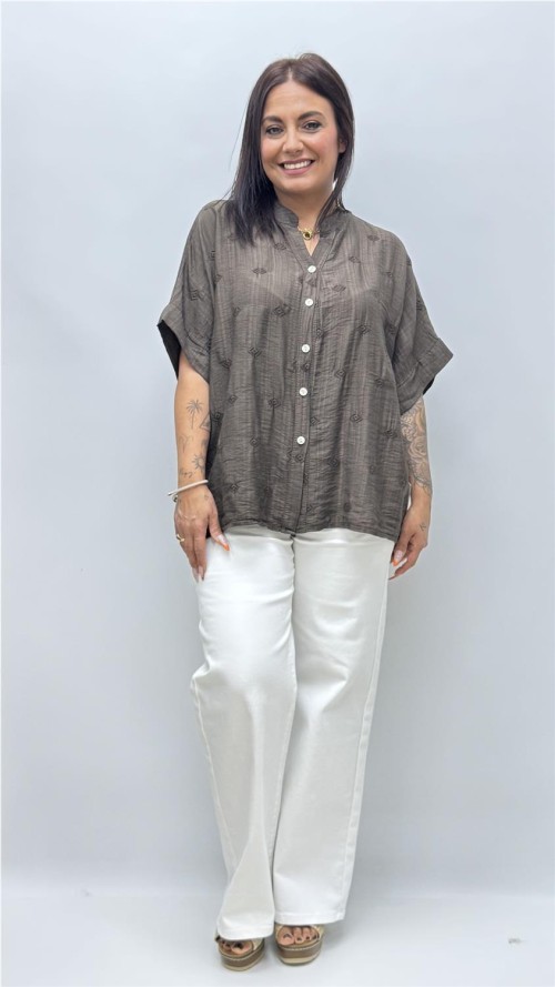 CAMISA CORDOBA MARRON