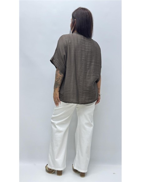 CAMISA CORDOBA MARRON
