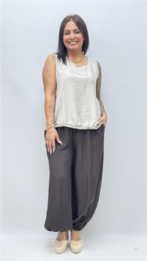 PANTALON IRIS MARRON