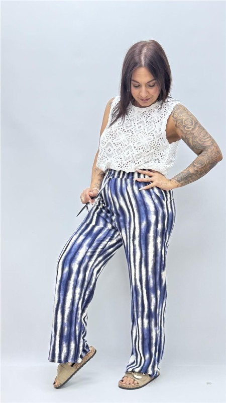 PANTALON ETNICO MARINO 2