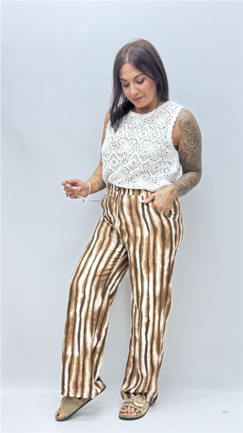 PANTALON ETNICO CAMEL