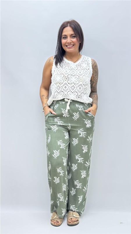PANTALON ESPIGA KAKY