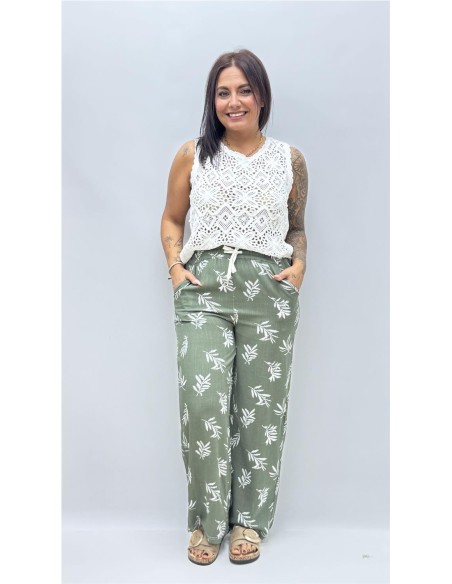 PANTALON ESPIGA KAKY