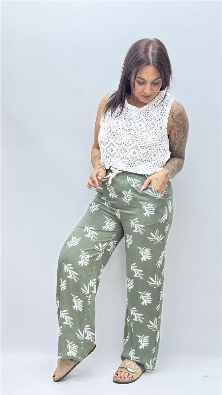 PANTALON ESPIGA KAKY 2