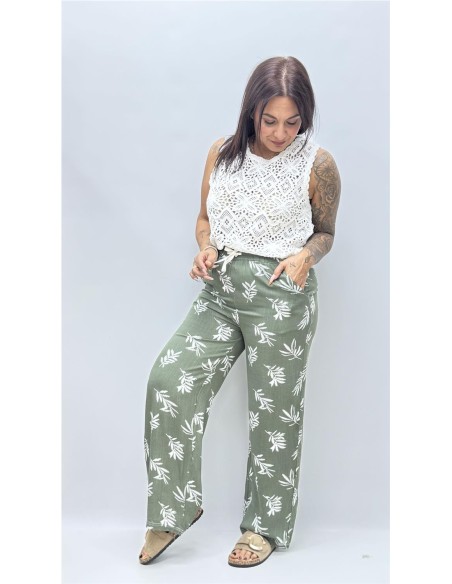 PANTALON ESPIGA KAKY