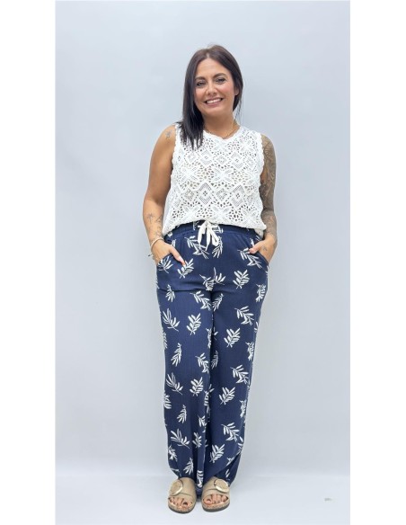 PANTALON ESPIGA MARINO