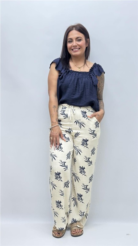 PANTALON ESPIGA BEIG