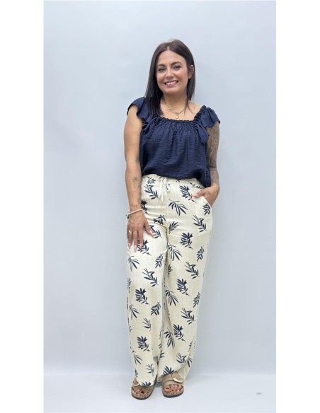 PANTALON ESPIGA BEIG