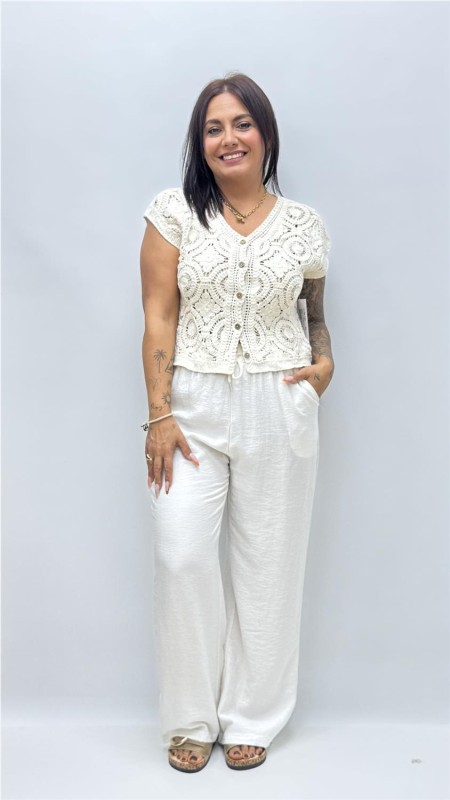 PANTALON MADRID BLANCO