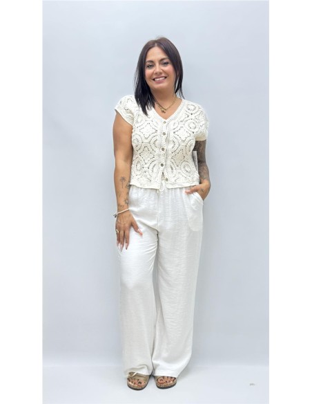 PANTALON MADRID BLANCO