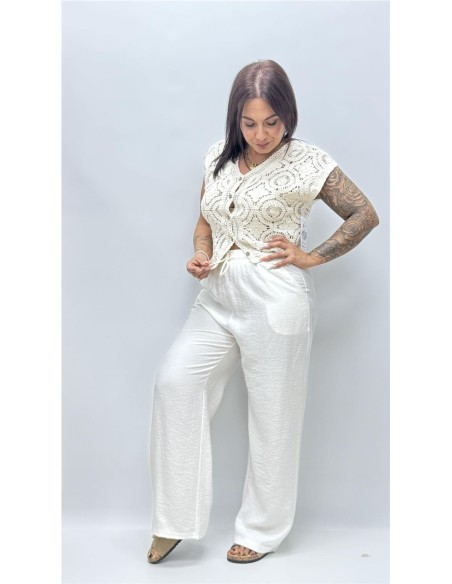 PANTALON MADRID BLANCO