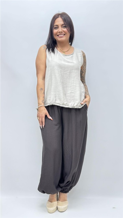 TOP ISLANDIA TAUPE