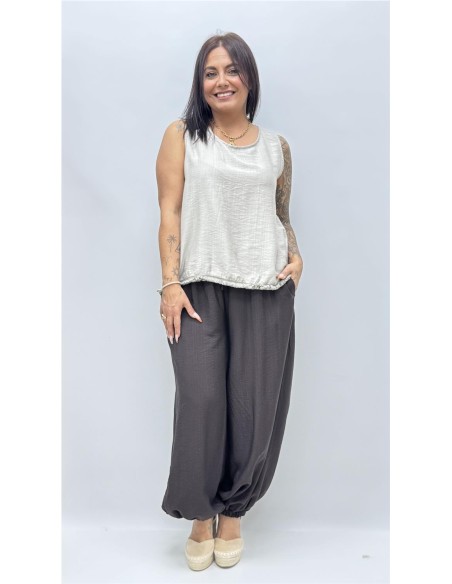 TOP ISLANDIA TAUPE