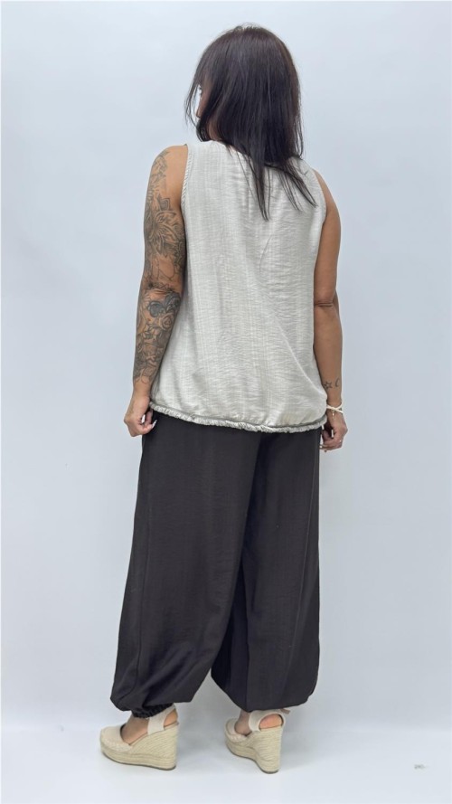 TOP ISLANDIA TAUPE