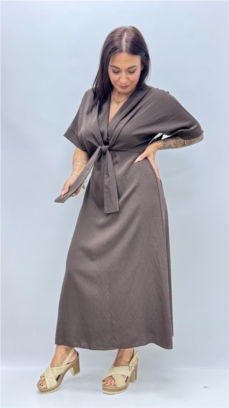 VESTIDO ELISA MARRON 2