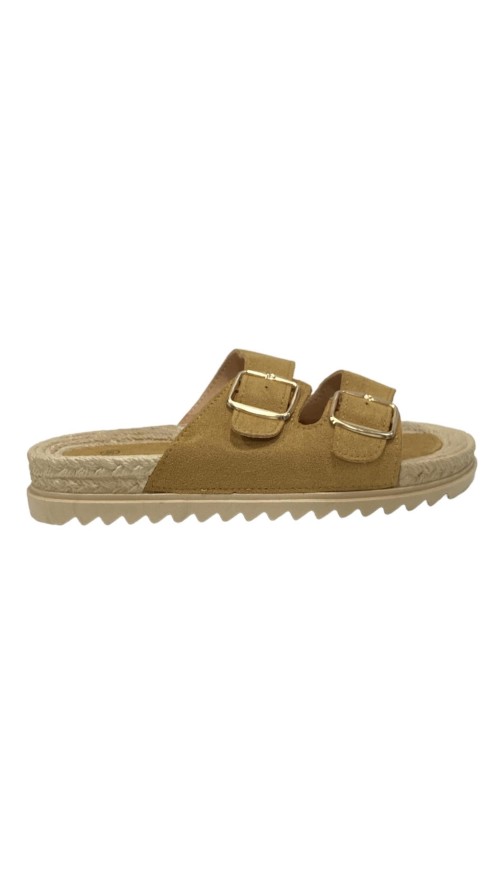 PLAYERA DOS HEBILLAS CAMEL
