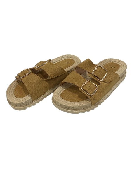 PLAYERA DOS HEBILLAS CAMEL