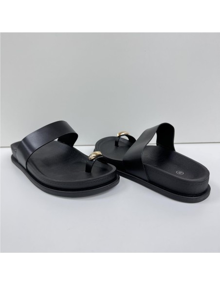 SANDALIA PLAYERA NEGRO