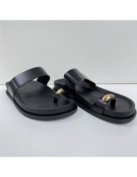 SANDALIA PLAYERA NEGRO