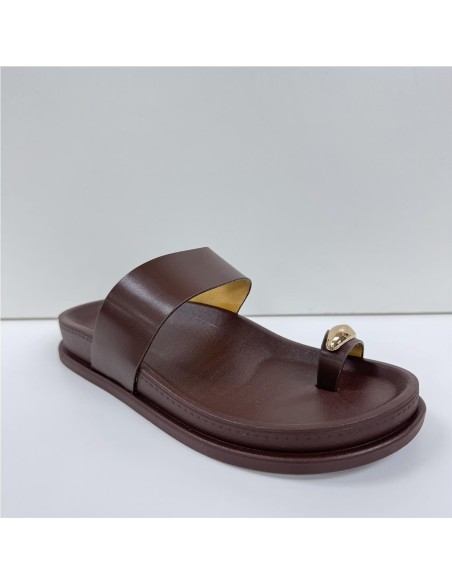 SANDALIA PLAYERA MARRON