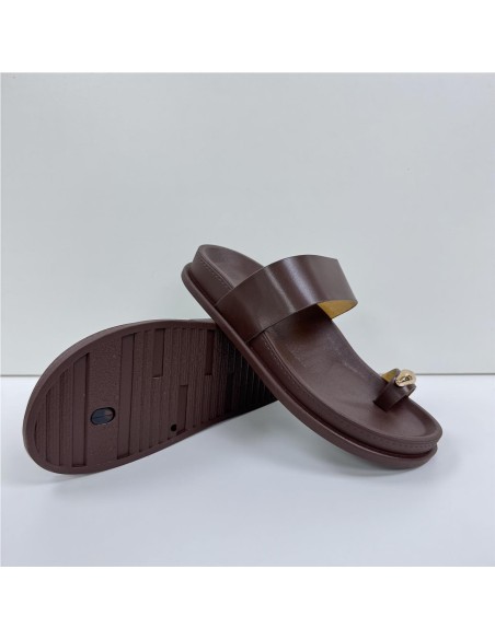 SANDALIA PLAYERA MARRON
