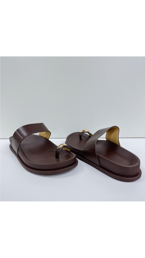 SANDALIA PLAYERA MARRON