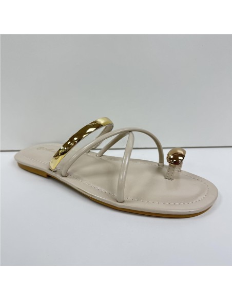 SANDALIA METER ADORNO COLOR BEIG