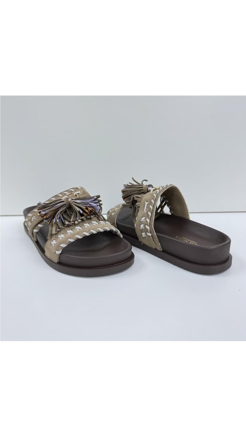SANDALIA FLECOS TAUPE