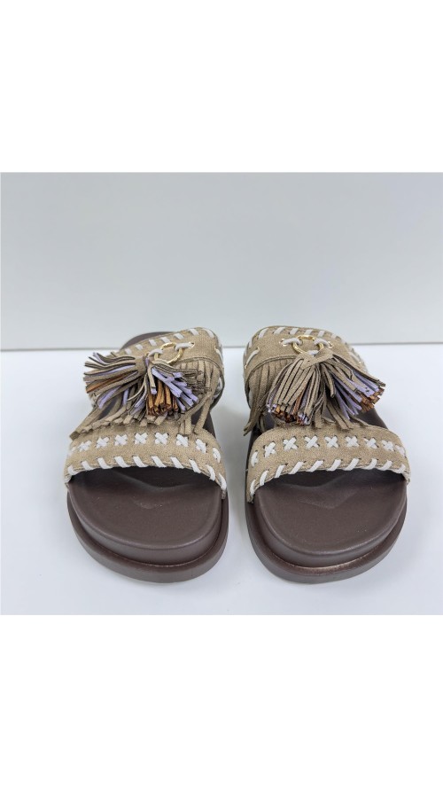 SANDALIA FLECOS TAUPE