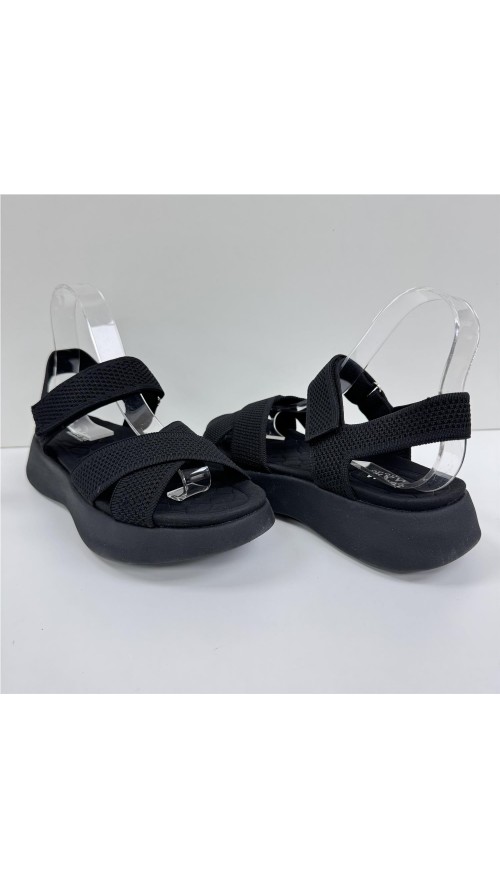 SANDALIA CRUZADA BIO NEGRO