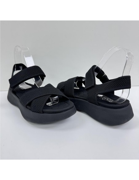 SANDALIA CRUZADA BIO NEGRO