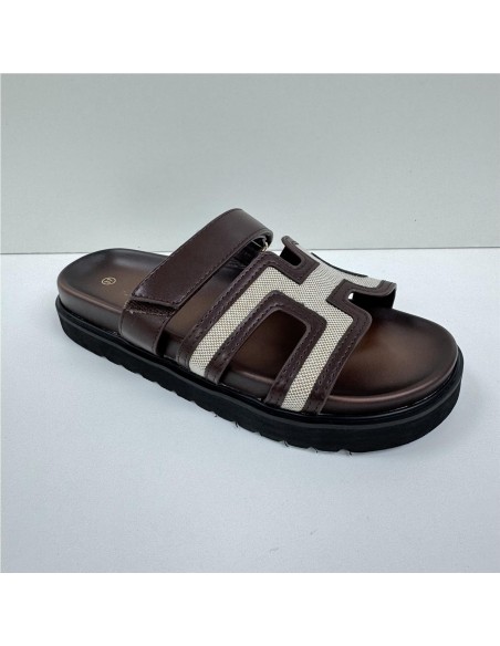 SANDALIA HERMES MARRON