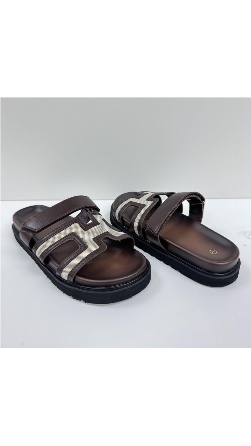 SANDALIA HERMES MARRON