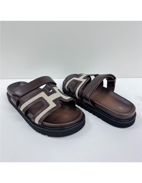 SANDALIA HERMES MARRON