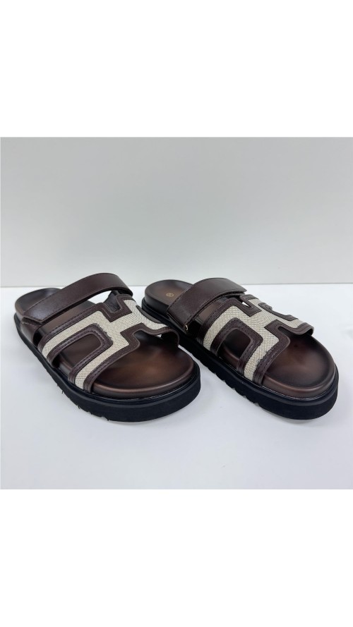 SANDALIA HERMES MARRON