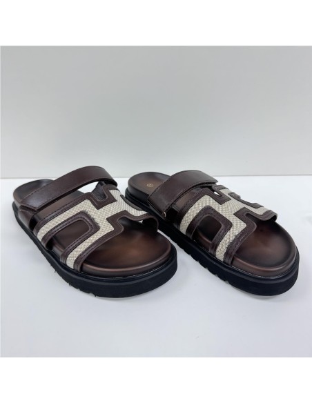 SANDALIA HERMES MARRON