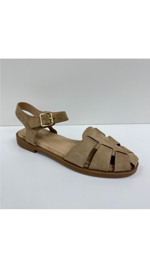 SANDALIA CANGREJERA CAMEL