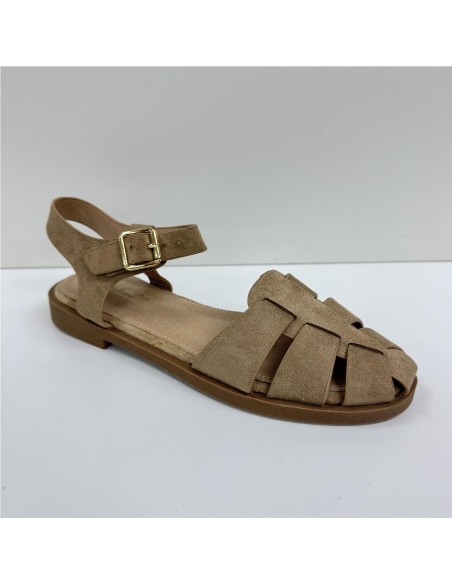 SANDALIA CANGREJERA CAMEL