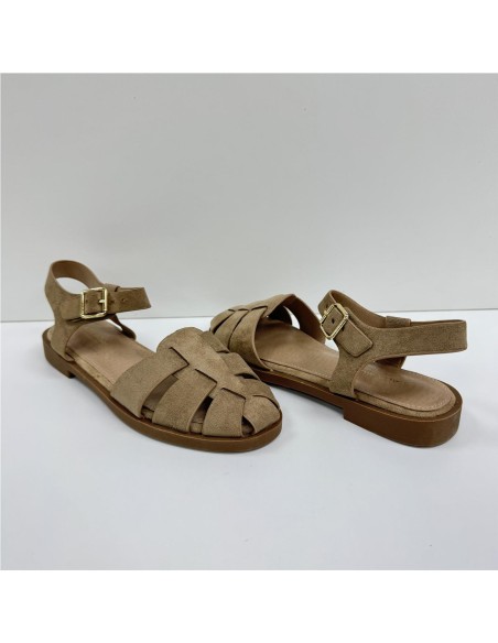 SANDALIA CANGREJERA CAMEL