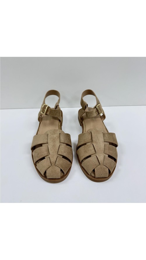 SANDALIA CANGREJERA CAMEL