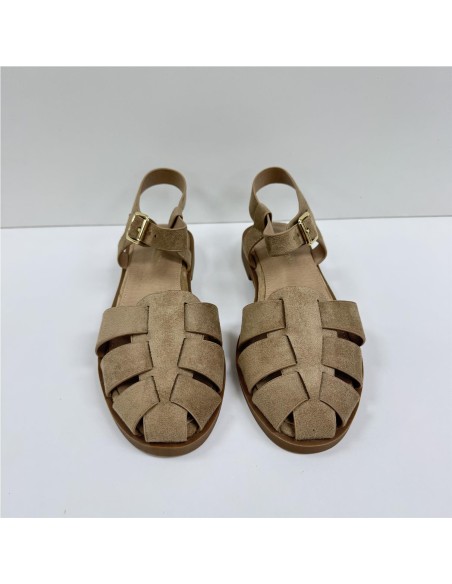 SANDALIA CANGREJERA CAMEL