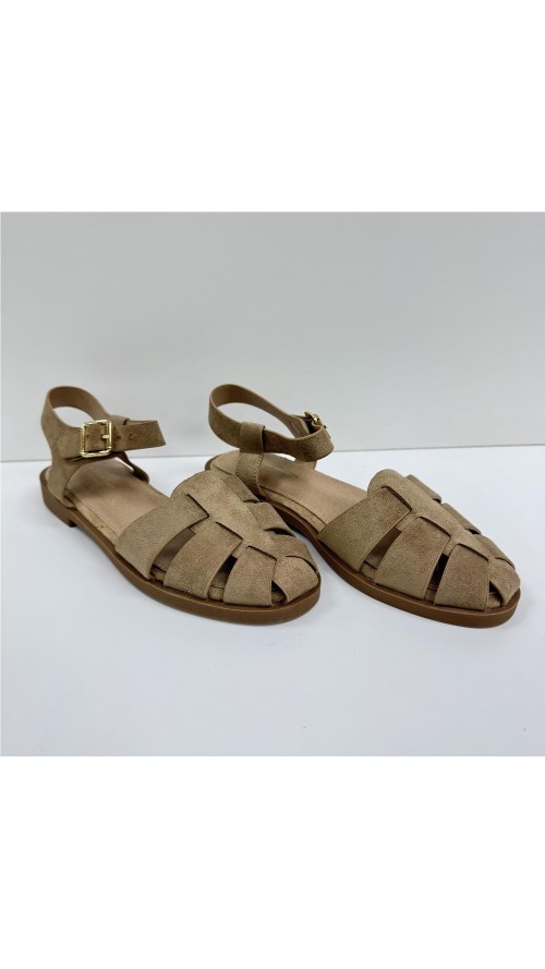 SANDALIA CANGREJERA CAMEL